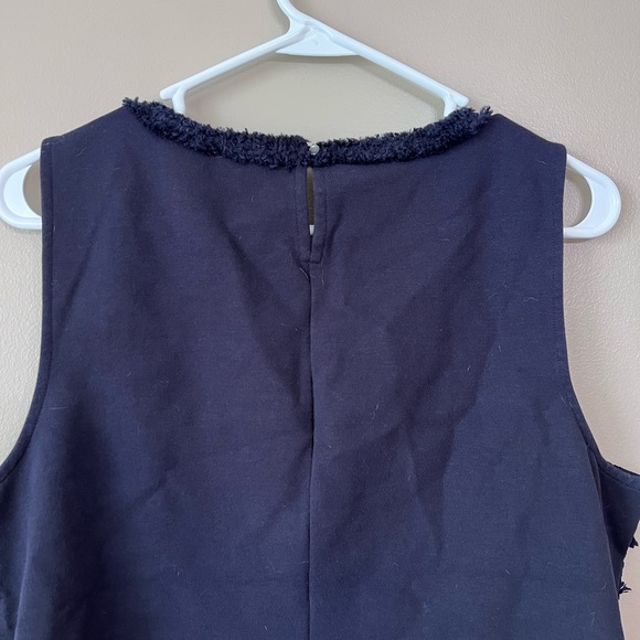 J.Crew Navy Lace Sleeveless Blouse - Picture 6 of 6